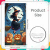 Large Halloween Witch Door Banner with Classic Spooky Design