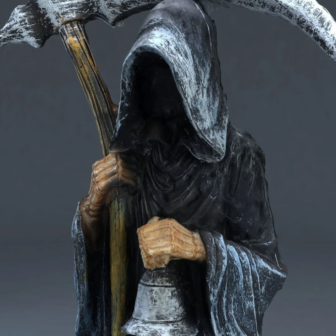 Grim Reaper Resin Statue for Dark Home Decor