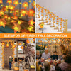 Maple Leaf & Pumpkin LED Light String for Autumn Decor
