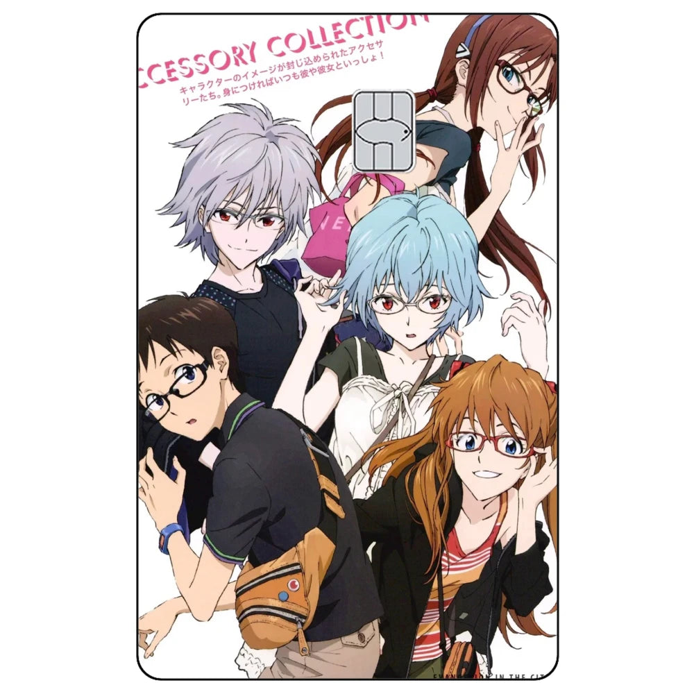 Matte Anime Card Skin Sticker for Credit and Debit Cards