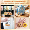 Adorable Plush Keychain Set – 24 Cute Backpack Charms for Kids and Party Favors