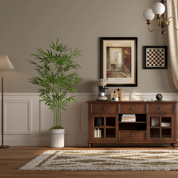 Artificial Bamboo Tree in Pot – Realistic Faux Plant for Indoor & Outdoor Décor