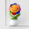 Handmade Crochet Sunflower in Pot – Decorative Knitted Artificial Plant