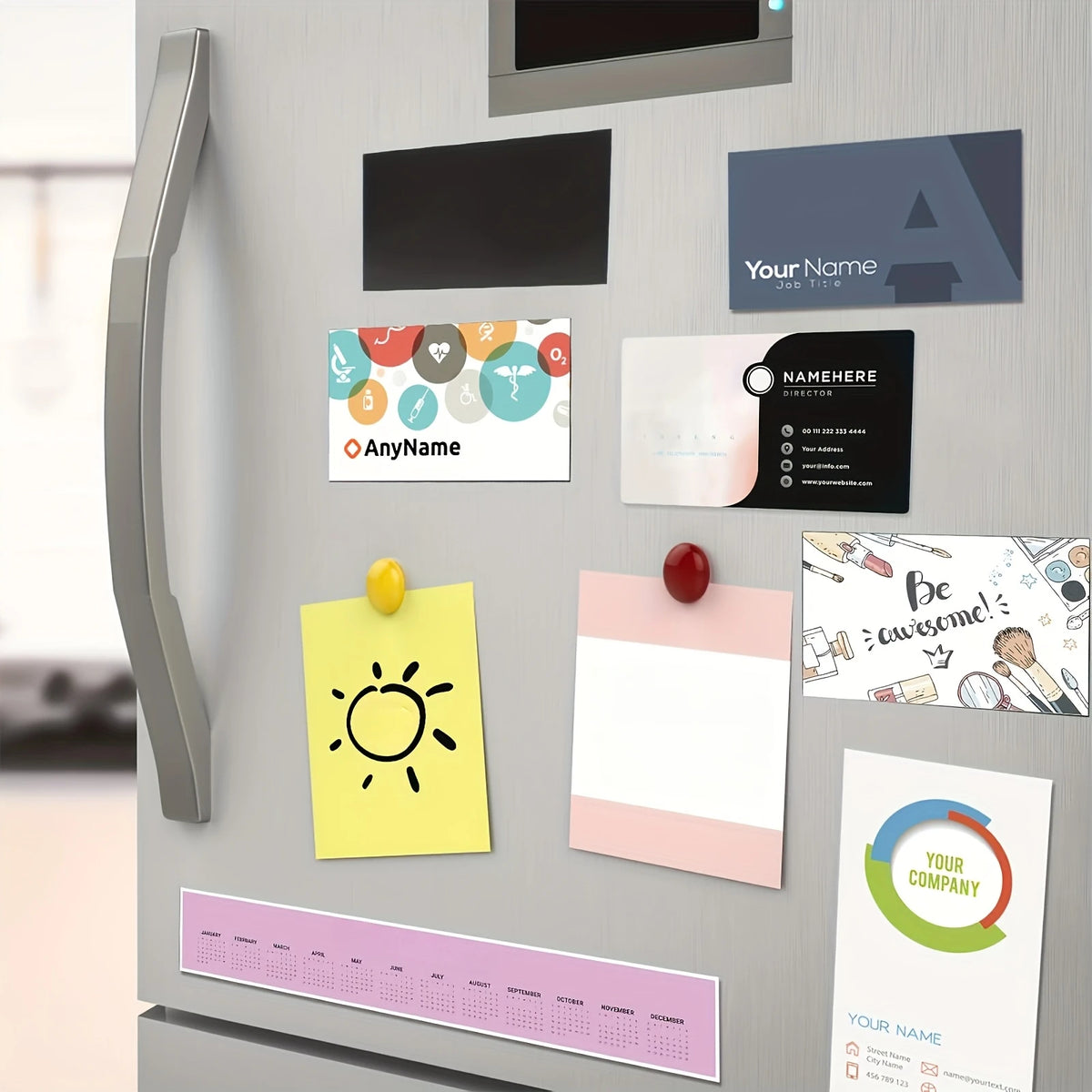 Self-Adhesive Flexible Magnet Sheets for Crafts, Photos & Decor