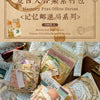 Collection de papier et cartes de journal vintage collagés, emballés en série Memory Post Office
