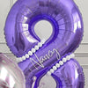 Globos morados con forma de mariposa para fiestas