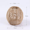 Handcrafted Woven Rattan Lampshade for Warm Ambient Lighting