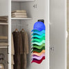 Wall-Mounted Hat Organizer with Spring Clips