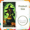 Large Halloween Witch Door Banner with Classic Spooky Design