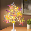 Butterfly Flower Tree Lamp with Warm Glow