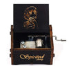 Hand-Cranked Wooden Music Box – Spirited Away Theme