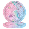Purple Mermaid Birthday Party Supplies Kit for Girls