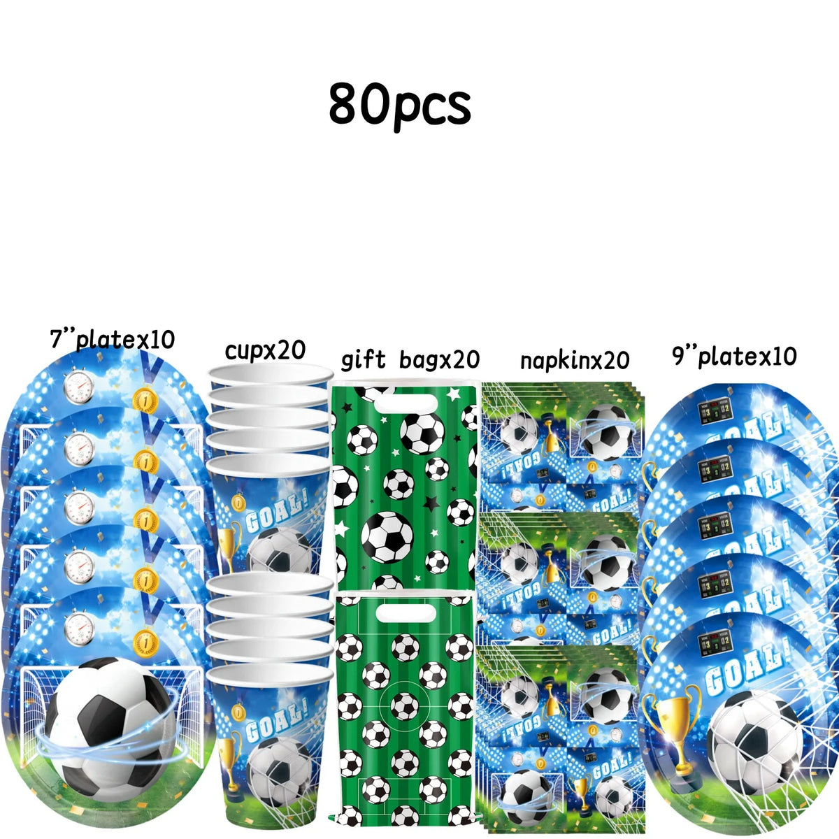 Soccer Birthday Party Decoration Kit