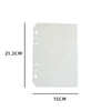 A white silver leather photo album with dimensions 21.3cm by 15cm.