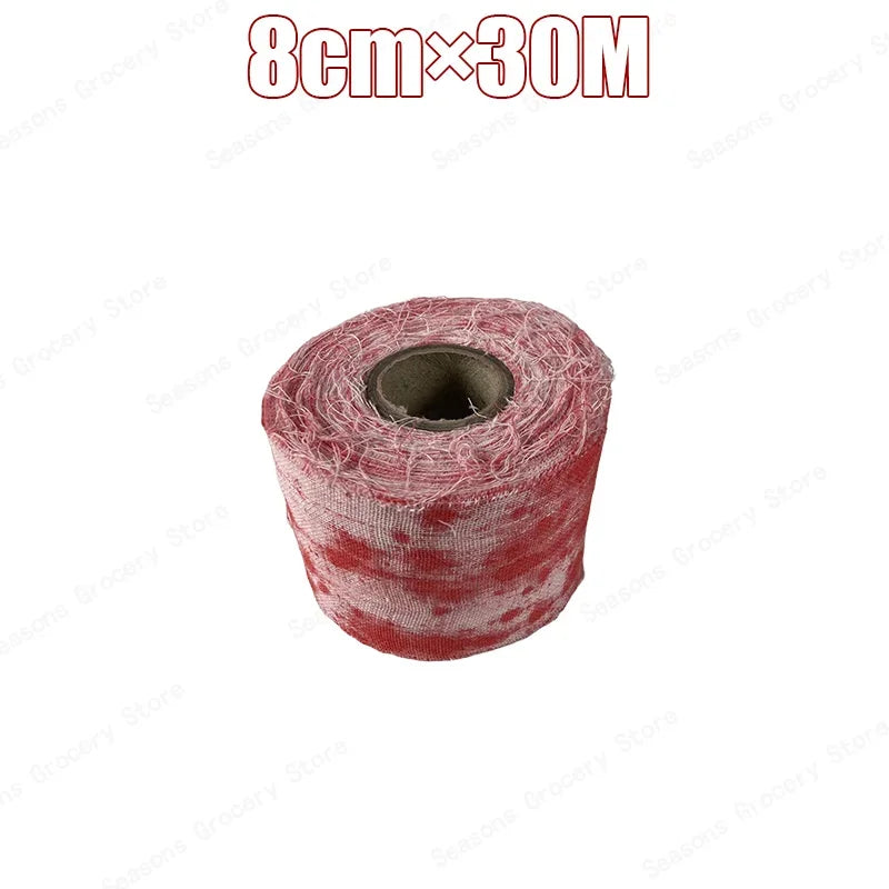 Creepy Blood-Stained Gauze Roll for Halloween Costumes & Decor