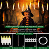 Halloween LED floating candles with magic wand remote and fishing lines packaged for a party
