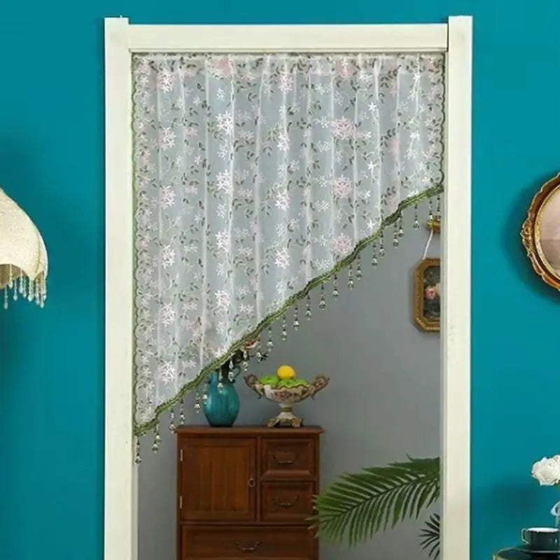 Lace Door Curtain for Bedroom
