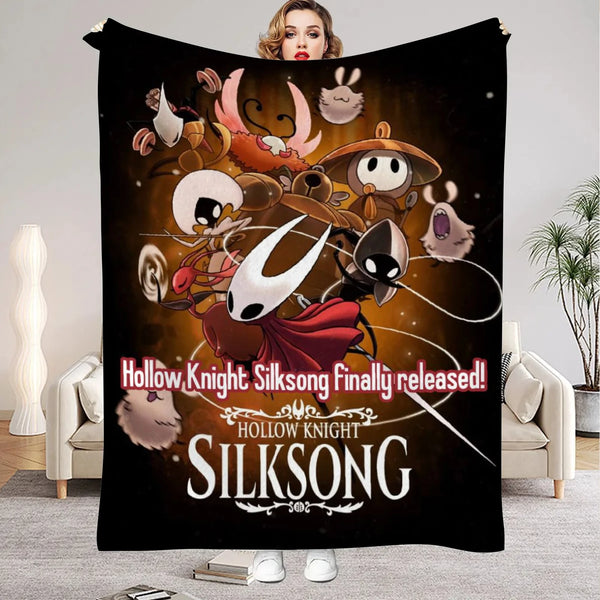 Hollow Knight Flannel Throw Blanket