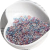 Silver Rice Glass Beads for Jewelry Making