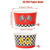 Checkered Racing Flag Toothpicks for Cupcakes & Party Decor