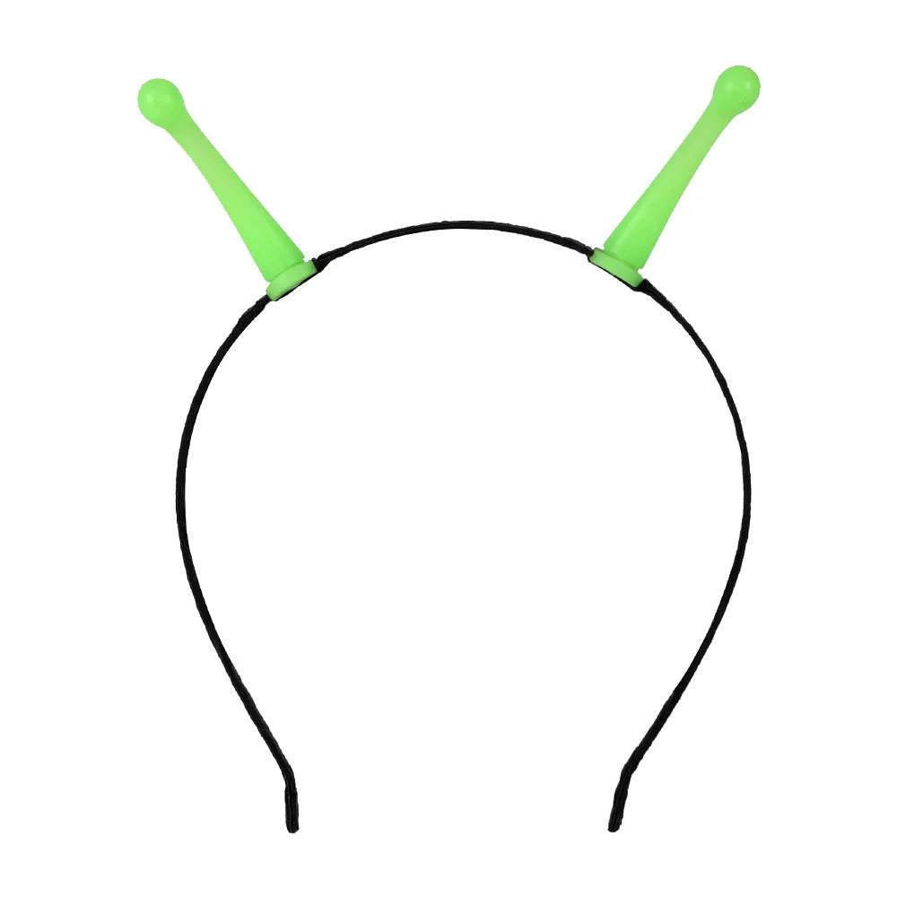 Glowing Alien Antenna Headband for Halloween & Cosplay