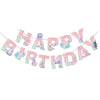 Purple Mermaid Birthday Party Supplies Kit for Girls