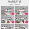 A set of eight wall-mounted stainless steel hooks in various sizes and shapes for hanging items.