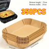 Un set de 350 essuie-tout rectangulaires pour friteuse à air, mesurant 22x14 cm.