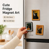 3D Cat Pizza Fridge Magnet with Photo Frame
