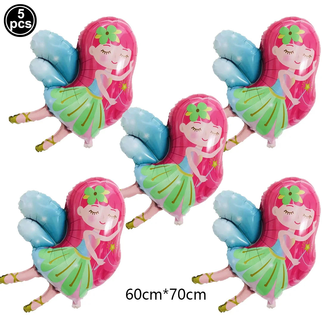 Butterfly Party Supplies Disposable Tableware Set for Birthday & Baby Shower
