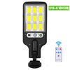 Solar Powered Motion Sensor Wall Light with Remote Control