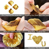 Various ways to use silk rose petals including compressed, kneaded, dispersed, and separated pieces for decoration
