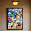 Anime poster featuring characters and text from JoJo's Bizarre Adventure