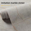 Roll of imitation marble sticker showing a light gray marbled texture and veining