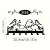 Bird Shaped Wall Hook Key Holder – Rust-Proof Metal Organizer for Keys & Jewelry