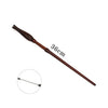 A long, dark brown metal magic wand with a tapered tip, measuring 36cm.