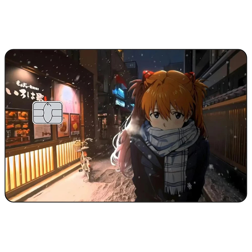 Matte Anime Card Skin Sticker for Credit and Debit Cards