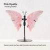 Hand-Carved Natural Amethyst Crystal Butterfly Desk Ornament