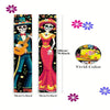 Day of the Dead Sugar Skull Door Banners – Set of 2