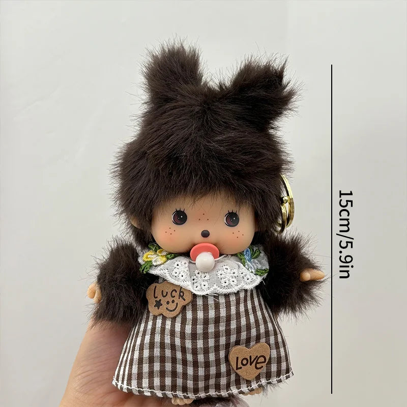 Monchhichi Plush Keychain Bag Charm