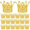 Mini Pearl Crown Cake Toppers for Weddings & Parties