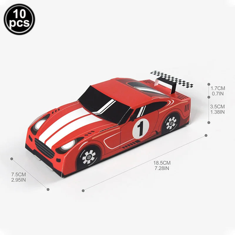 Checkered Racing Flag Toothpicks for Cupcakes & Party Decor