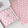 Pink Bowknot Wrapping Paper for Bouquets and Gifts