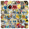 A collection of colorful graffiti art stickers featuring various characters and designs for phones and notebooks.