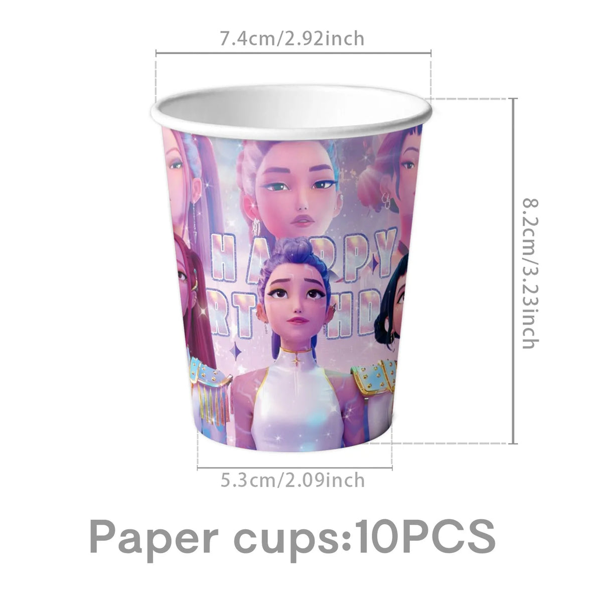 K-Pop Theme Disposable Party Set