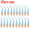 A collection of 20 mini retro troll doll collectible figures in light blue and beige.