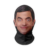 A realistic 3D printed horror balaclava mask of a man with wide eyes.