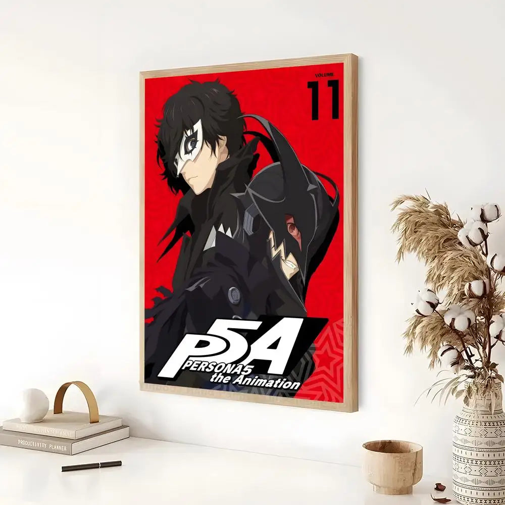 Persona 5 Classic Anime Poster - Self-Adhesive Wall Art