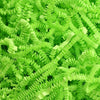 Bright lime green crinkle paper shred filler for Halloween treat bags and décor
