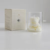 Rose Bear Scented Soy Wax Candle in Glass Cup